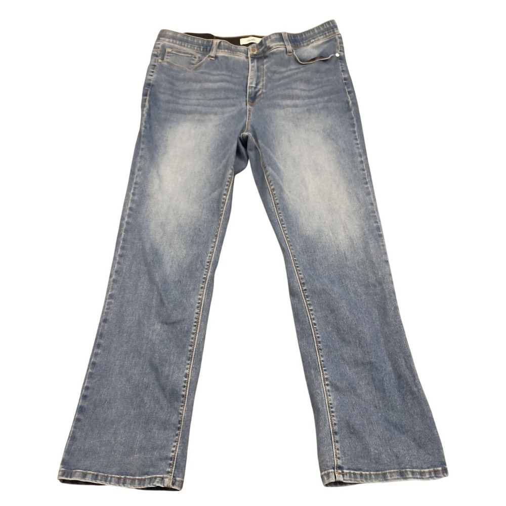 Angels Forever Young 360 Sculpt Mini Bootcut Jeans Womens 20W Blue Medium Wash